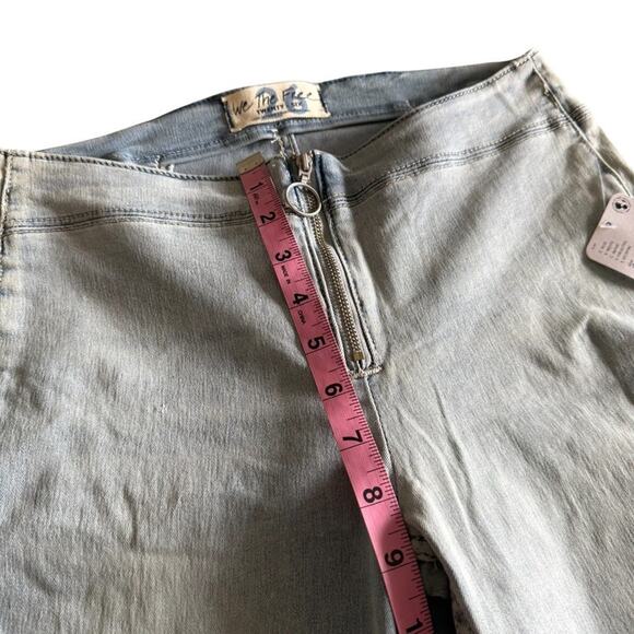 Free People We The Free Jett Low Rise Blue Fares Jeans Denim Stretch Size 26 NWT - Picture 5 of 8